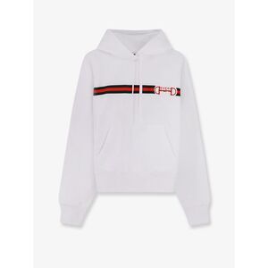 Gucci Women Cotton Sweatshirt With Embroidered Horsebit On The Front